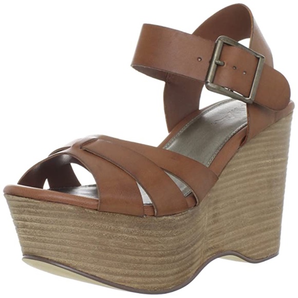 MIA "Jukebox" wedge Sandal Size 5 1/2 - Picture 1 of 6